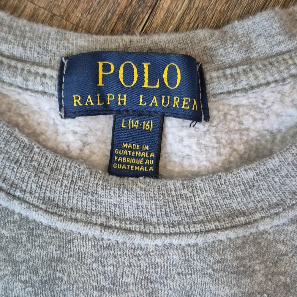 Polo Ralph Lauren Polo Bear New York NYC Crewneck Sweatshirt Youth Large 14 / 16 - Picture 3 of 4